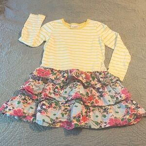 Hanna Andersson Floral Ruffle Dress